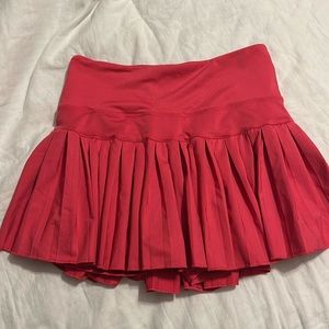 hot pink gold hinge skirt